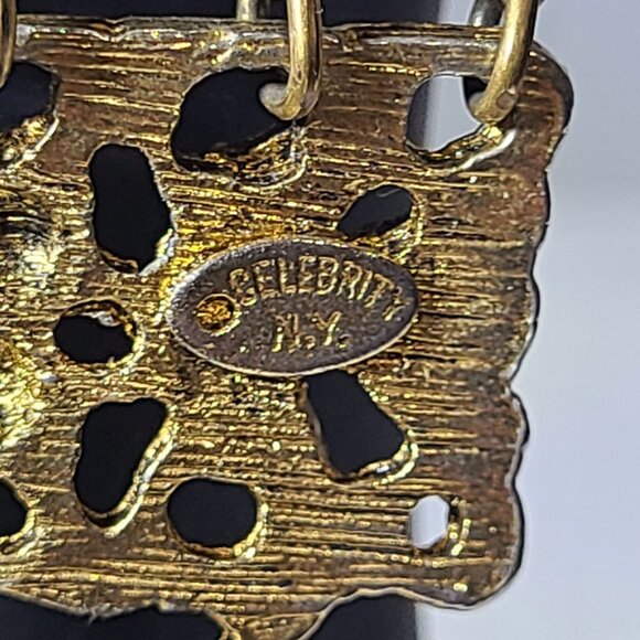 Vintage Celebrity NY Freshwater Pearl Wide Gold-Tone Bracelet - Picture 2 of 6